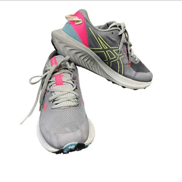 ASICS Women's Gel-Excite Trail 2 Gray and Pink Sneakers size 8.5 - Picture 10 of 12